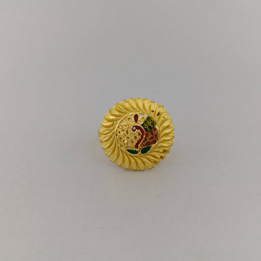 Mayura Gold Plated Statement Ring