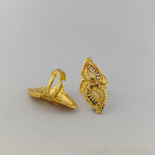 Gold Plated Filigree Ring