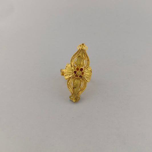 Gold Plated Filigree Ring