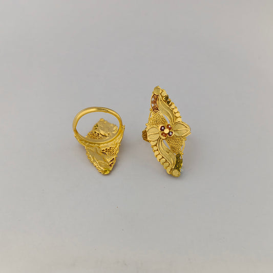 Gold Plated Filigree Ring