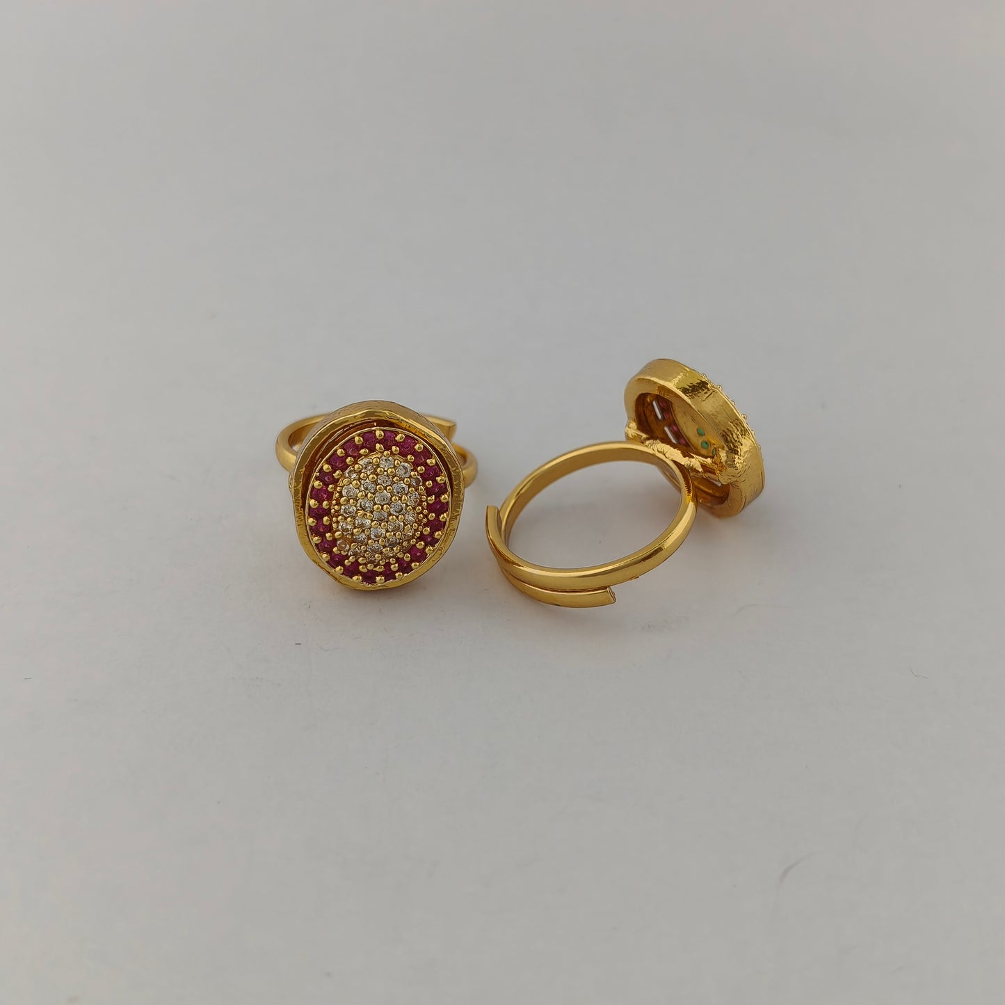 Geometric CZ Ring - Oval