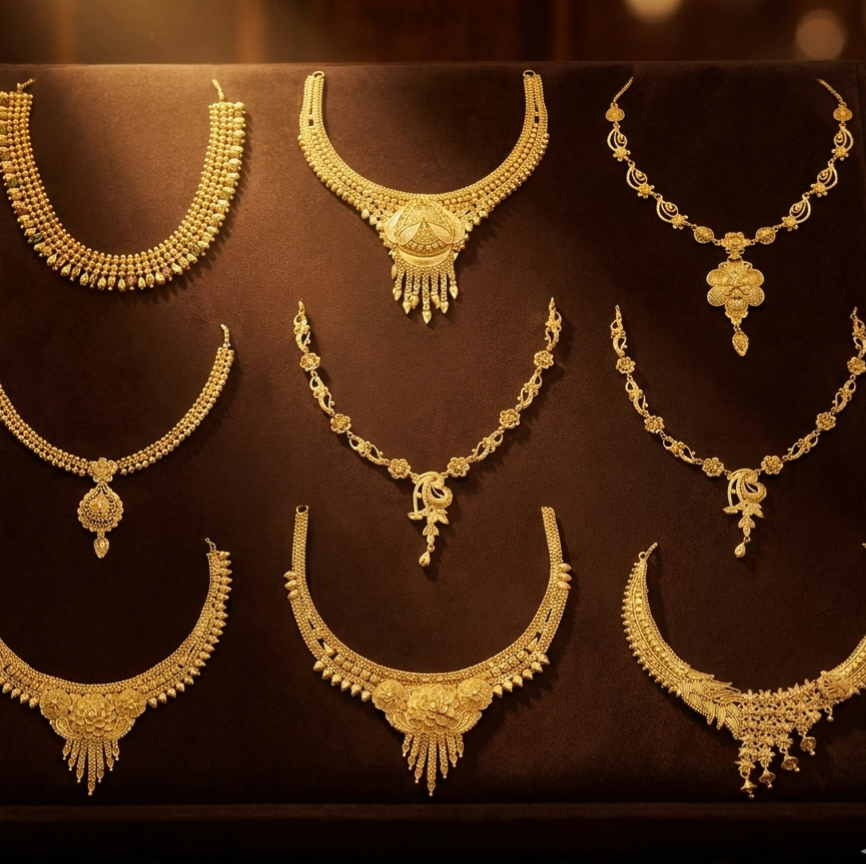 Gold Plated Necklace Sets