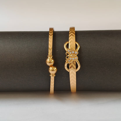 Butterfly Filigree Gold Chevron Kada