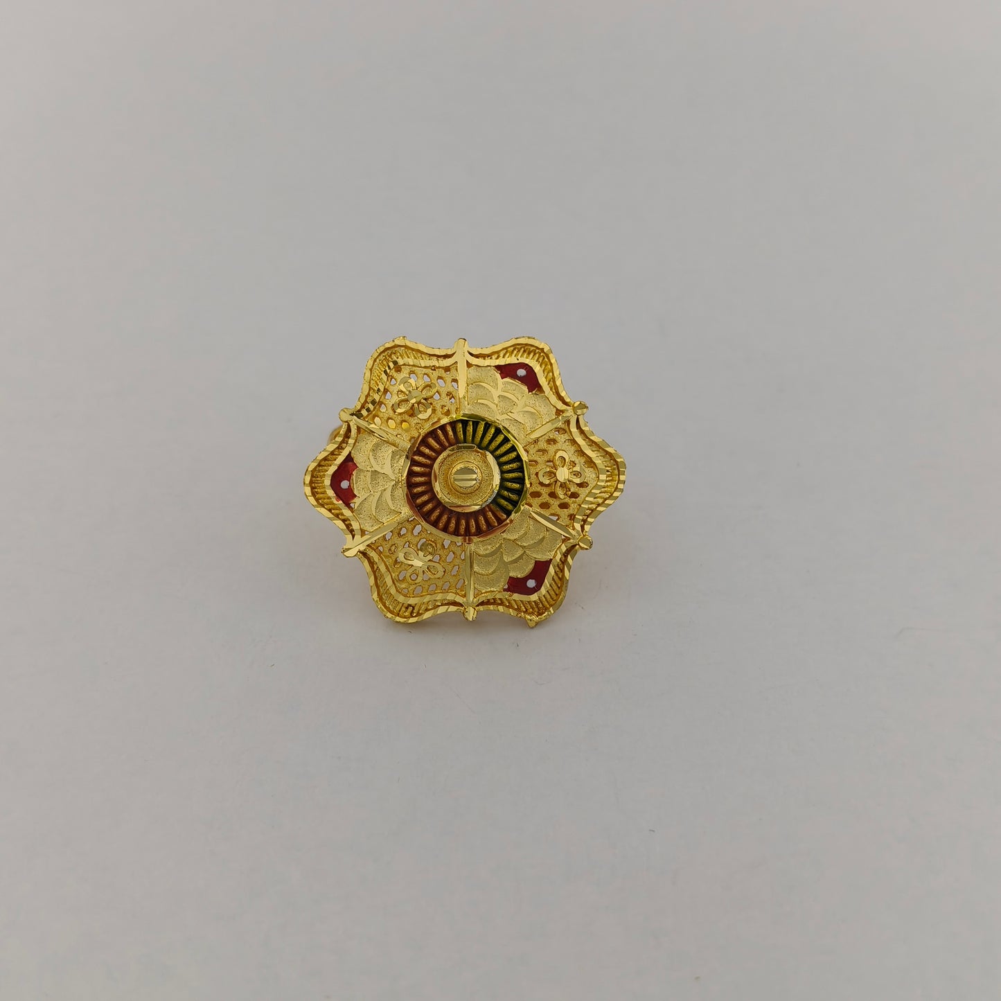 Mayura Gold Plated Statement Ring
