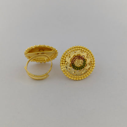 Mayura Gold Plated Statement Ring