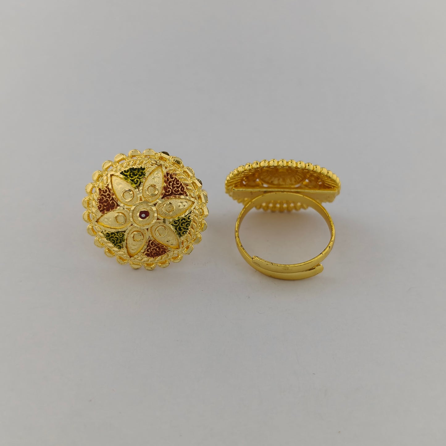 Mayura Gold Plated Statement Ring