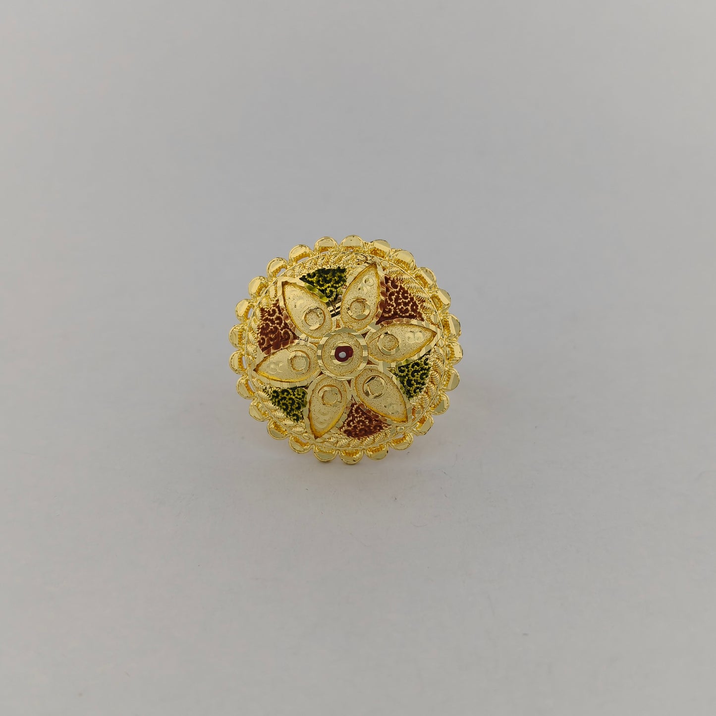 Mayura Gold Plated Statement Ring