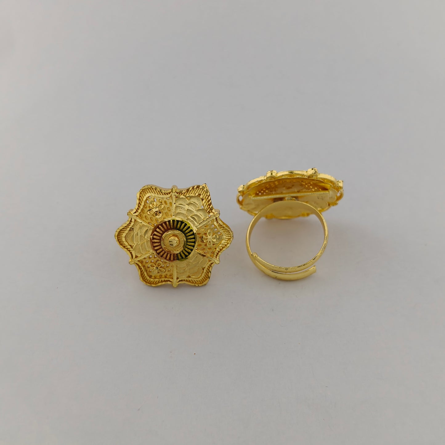 Mayura Gold Plated Statement Ring