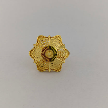 Mayura Gold Plated Statement Ring