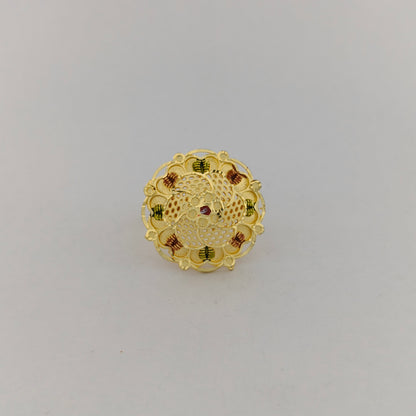 Mayura Gold Plated Statement Ring