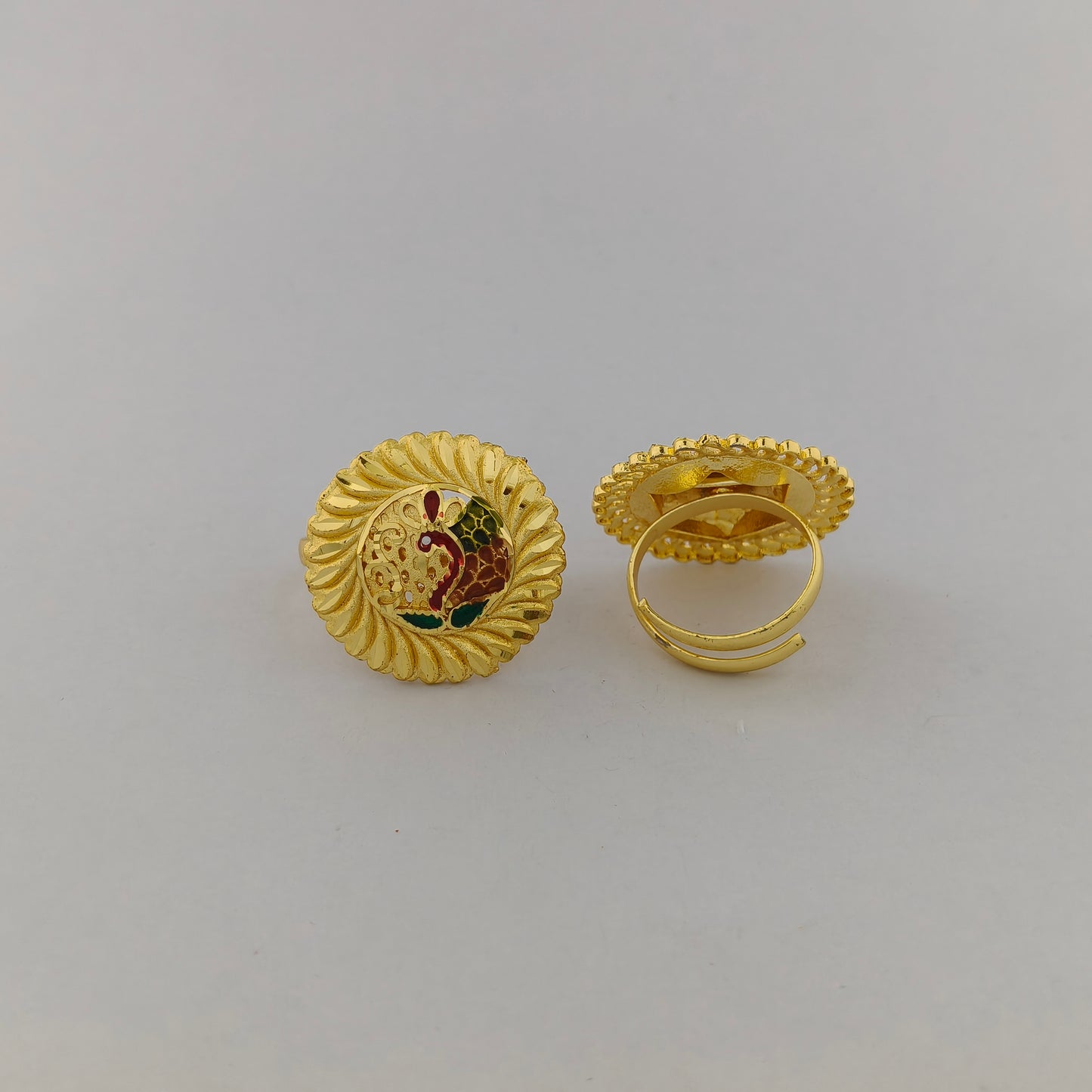 Mayura Gold Plated Statement Ring