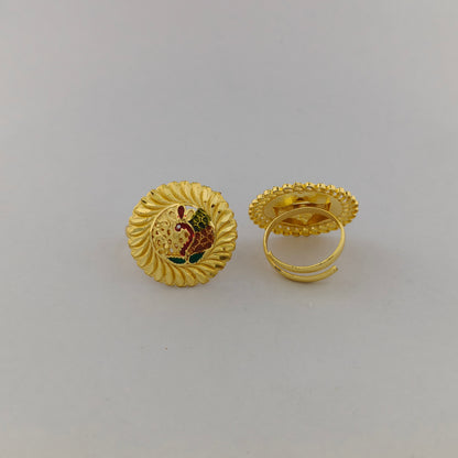 Mayura Gold Plated Statement Ring