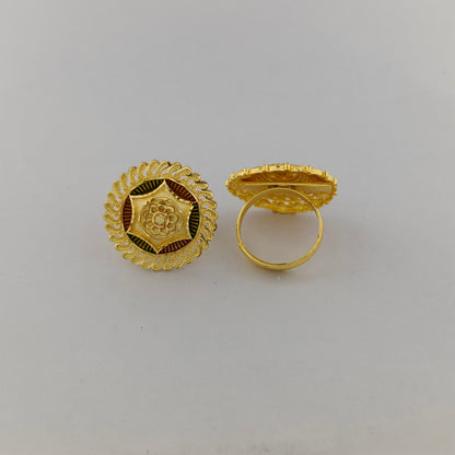 Mayura Gold Plated Statement Ring