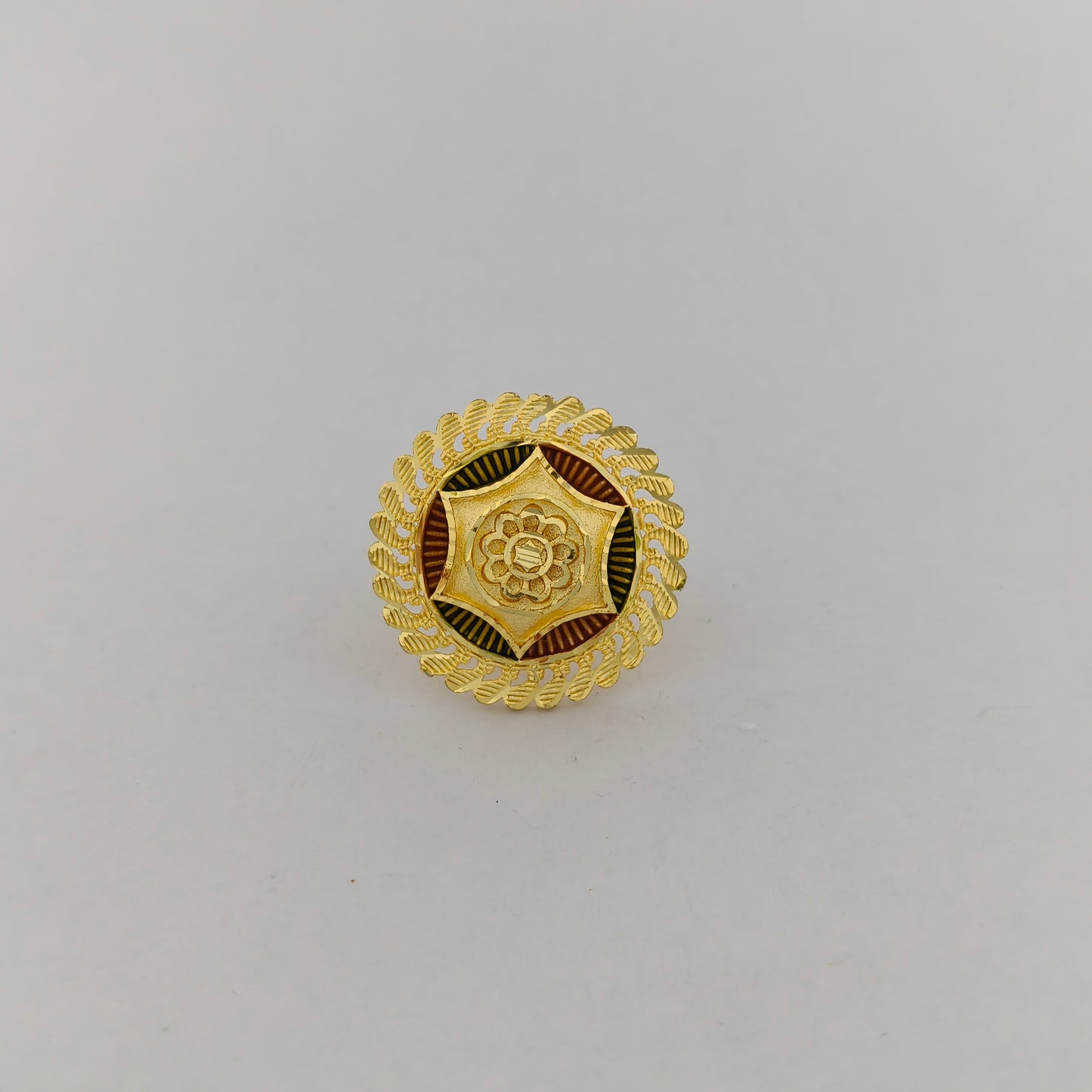 Mayura Gold Plated Statement Ring