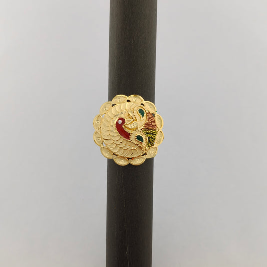 Mayura Gold Plated Statement Ring