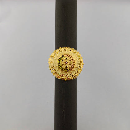 Mayura Gold Plated Statement Ring