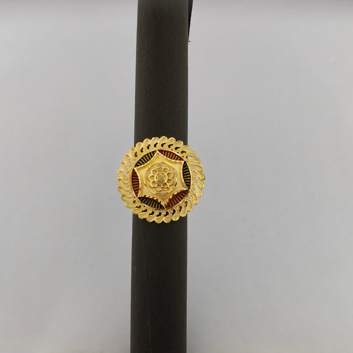 Mayura Gold Plated Statement Ring