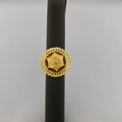 Mayura Gold Plated Statement Ring