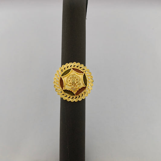 Mayura Gold Plated Statement Ring