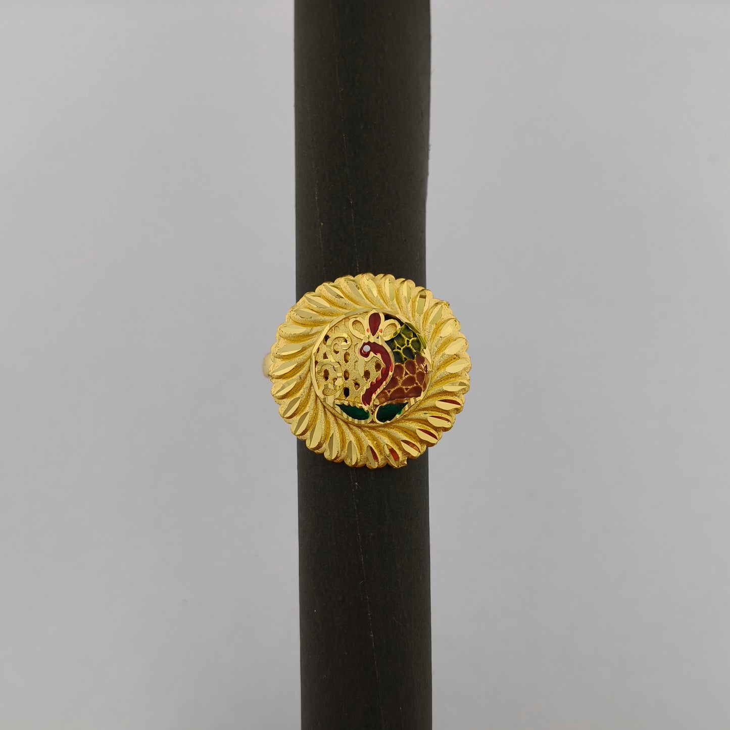 Mayura Gold Plated Statement Ring