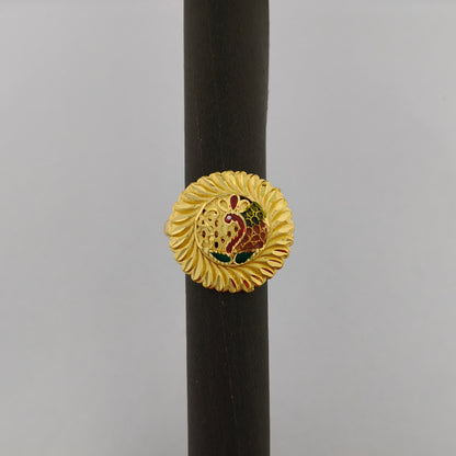 Mayura Gold Plated Statement Ring