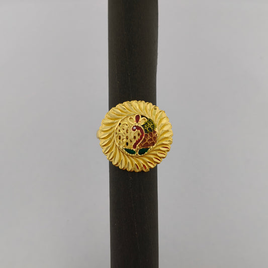 Mayura Gold Plated Statement Ring