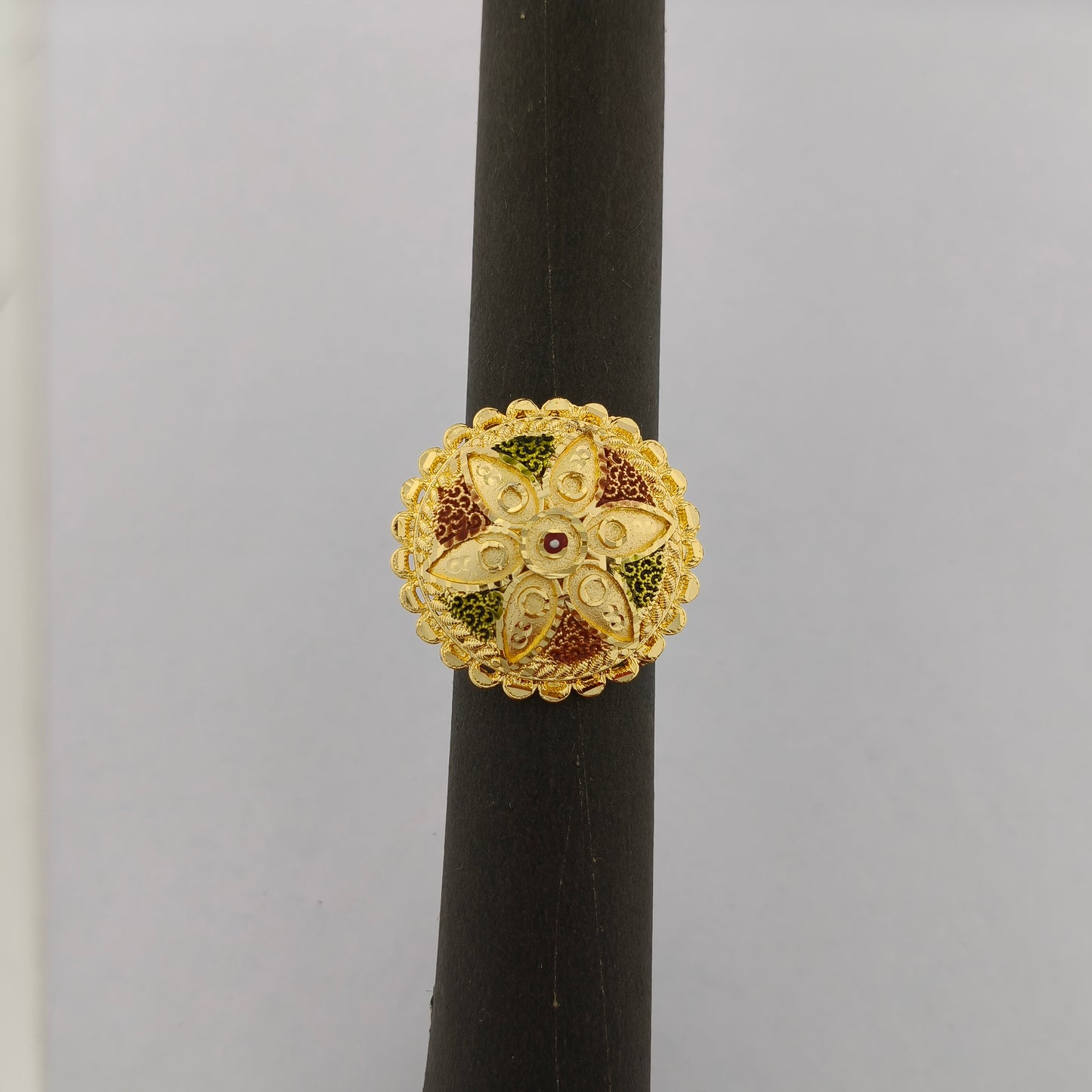 Mayura Gold Plated Statement Ring