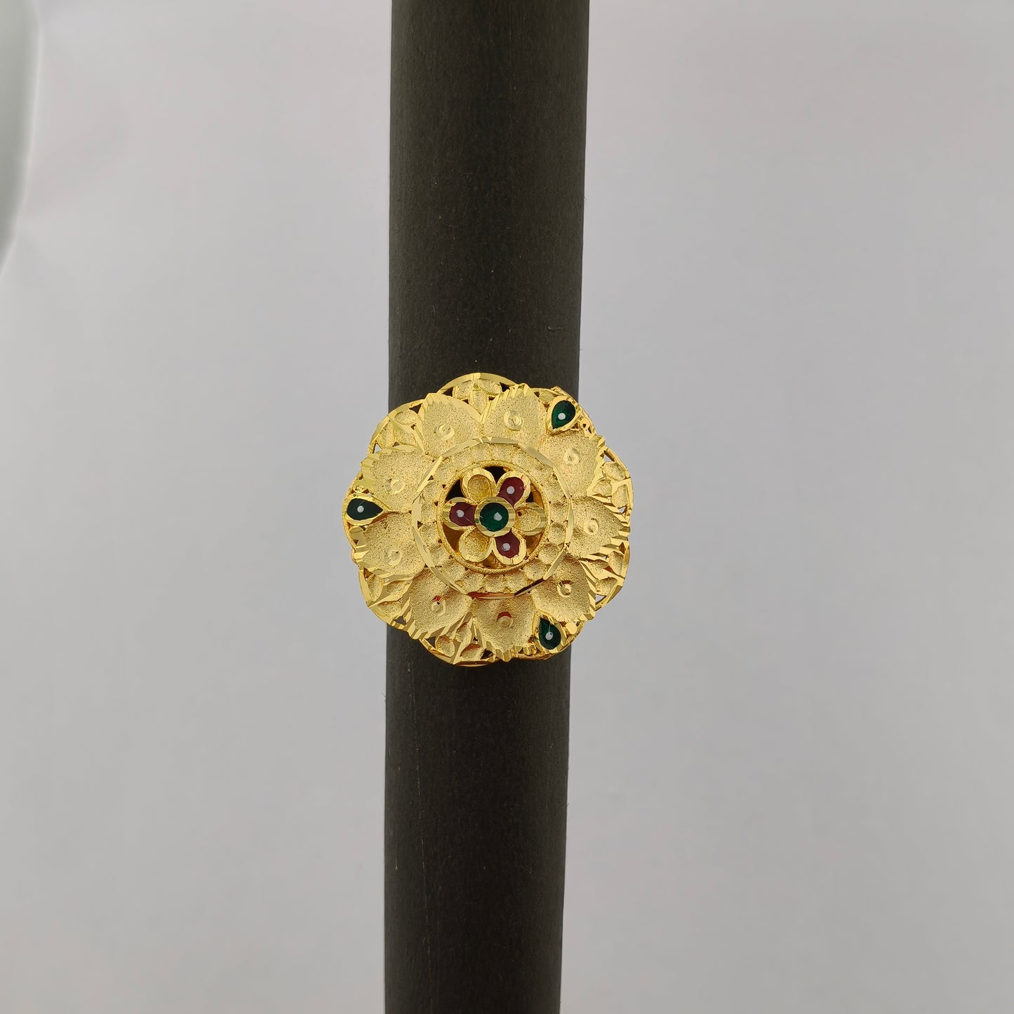 Mayura Gold Plated Statement Ring
