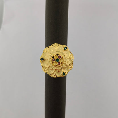 Mayura Gold Plated Statement Ring