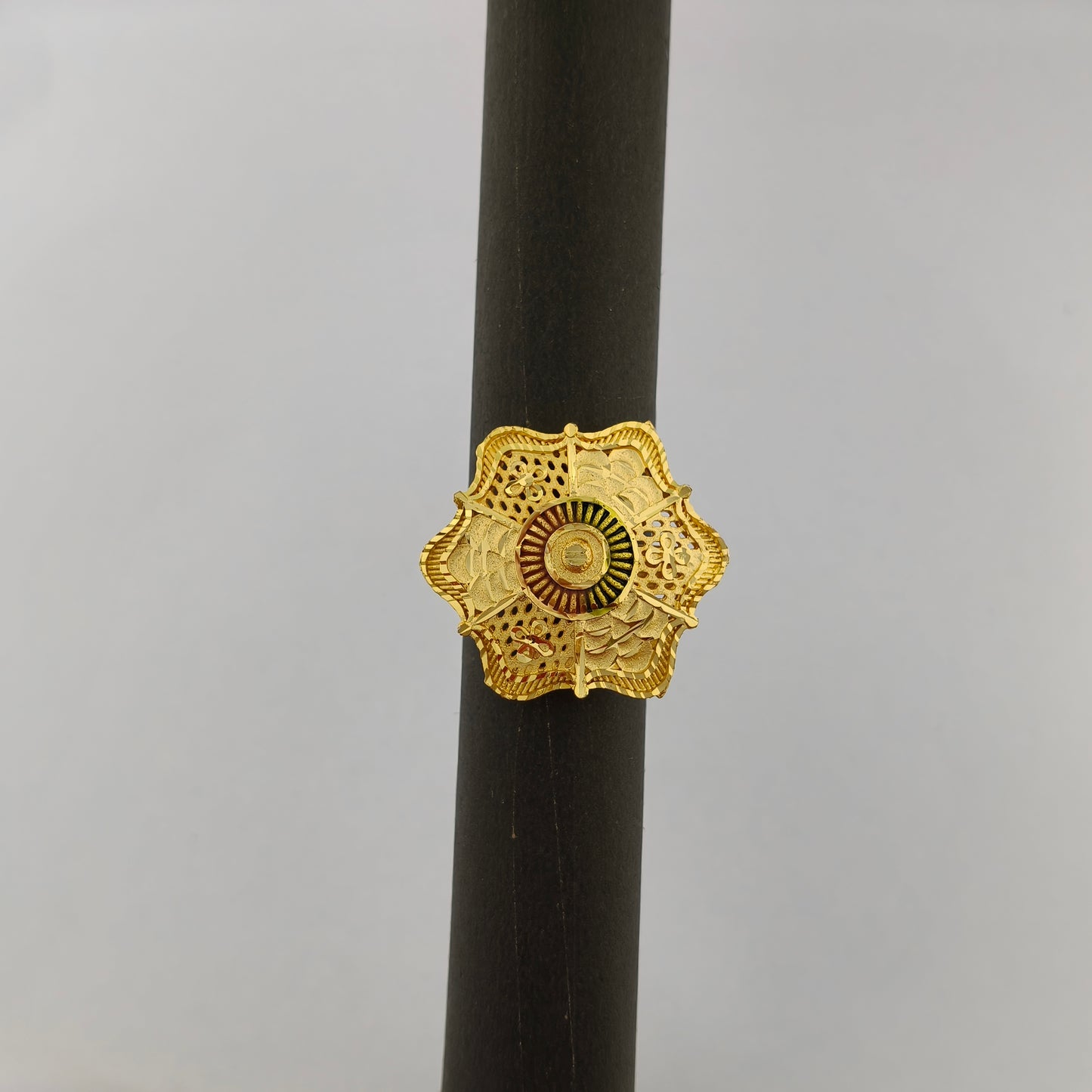 Mayura Gold Plated Statement Ring
