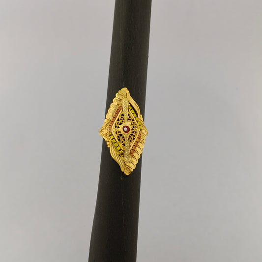 Gold Plated Filigree Ring