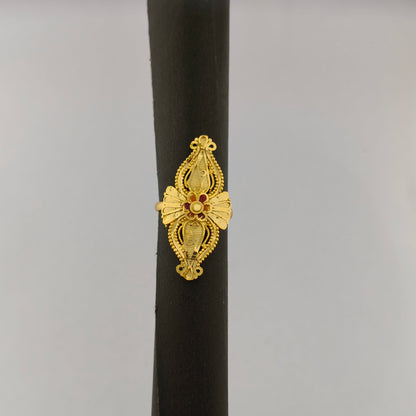 Gold Plated Filigree Ring