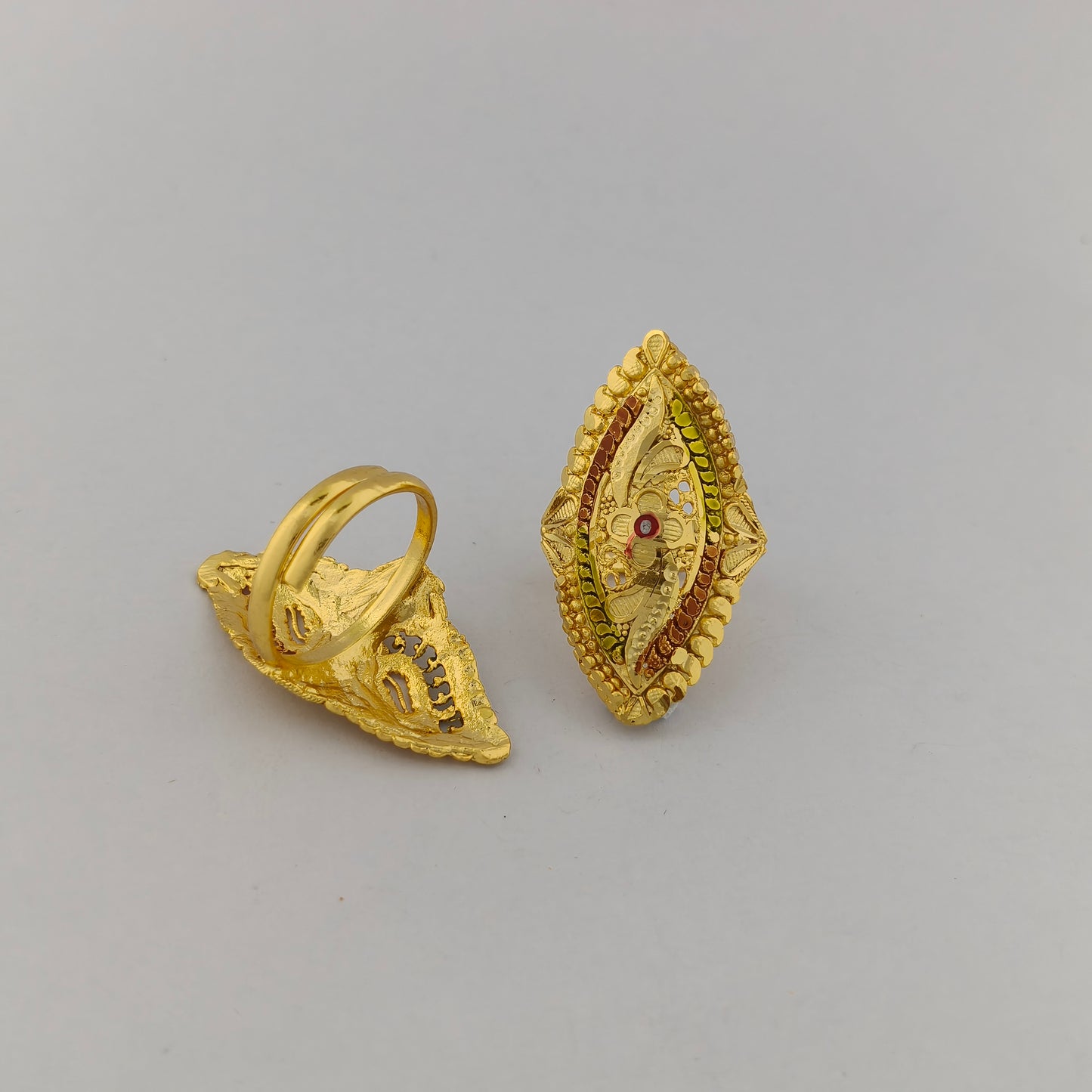 Gold Plated Filigree Ring