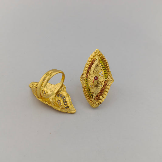 Gold Plated Filigree Ring
