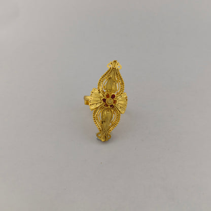 Gold Plated Filigree Ring