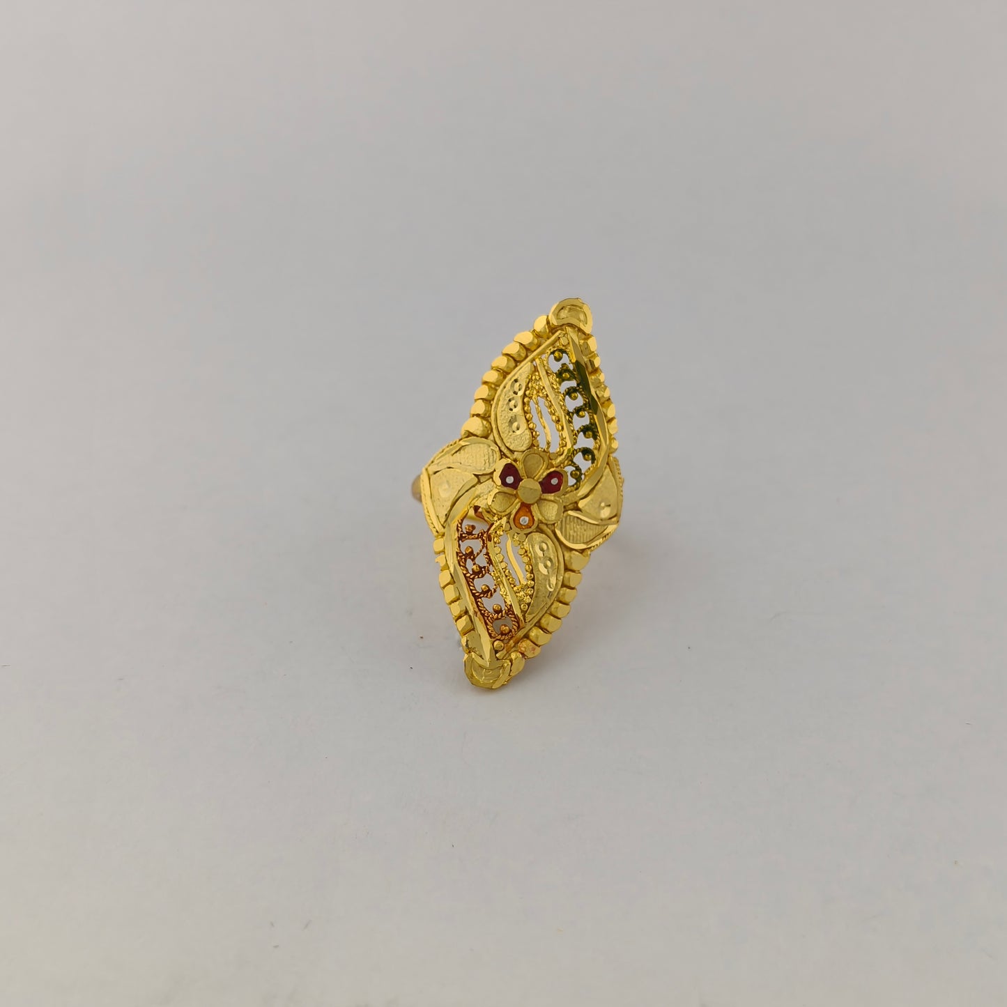 Gold Plated Filigree Ring