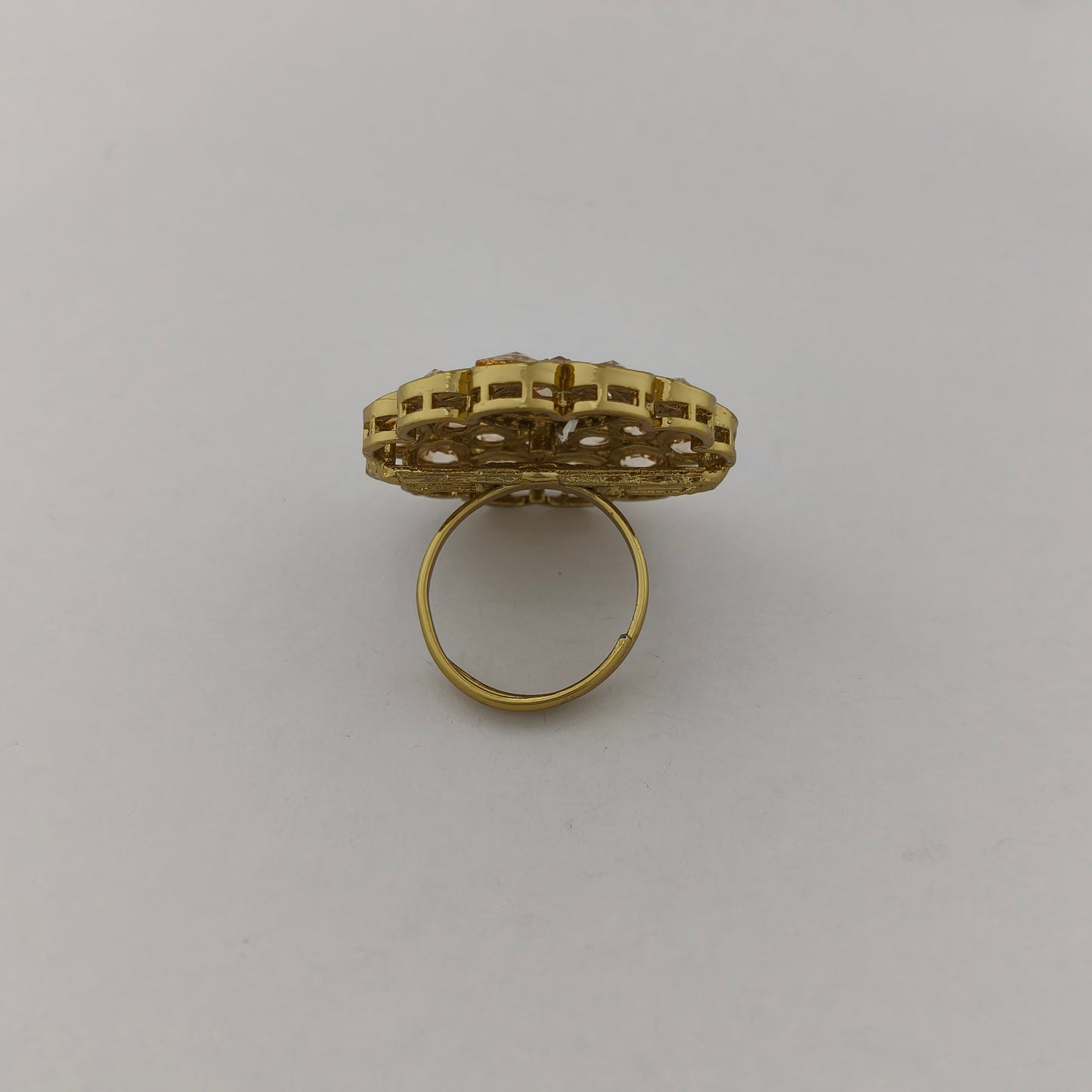 Antique Floral Stone Ring