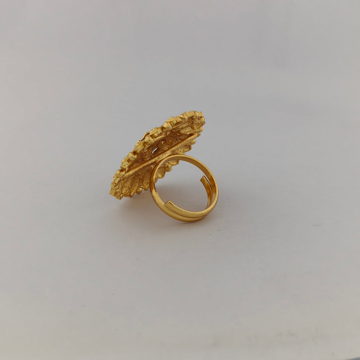 Emerald Mandala Ring