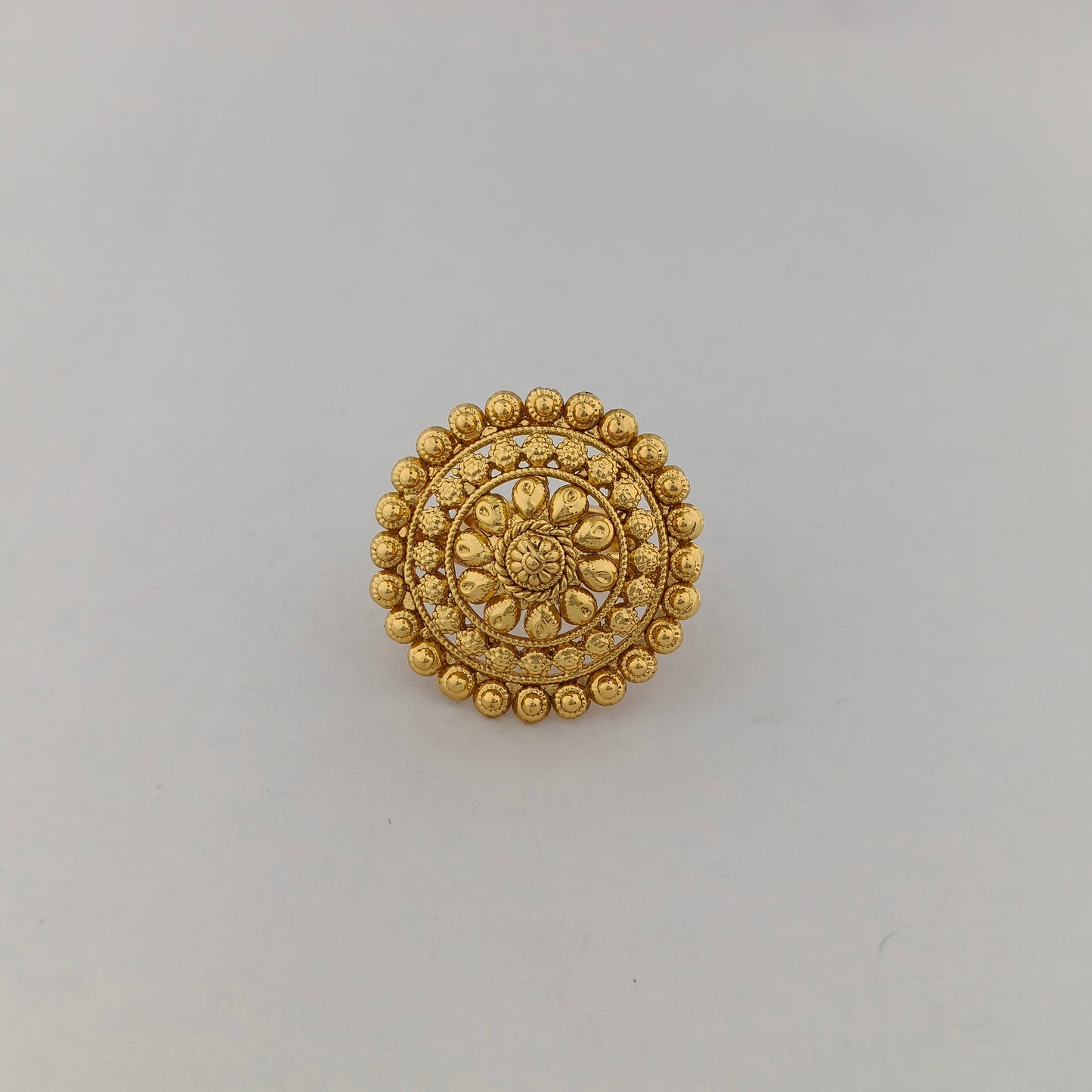 Gold Plated Rawa Work Ring