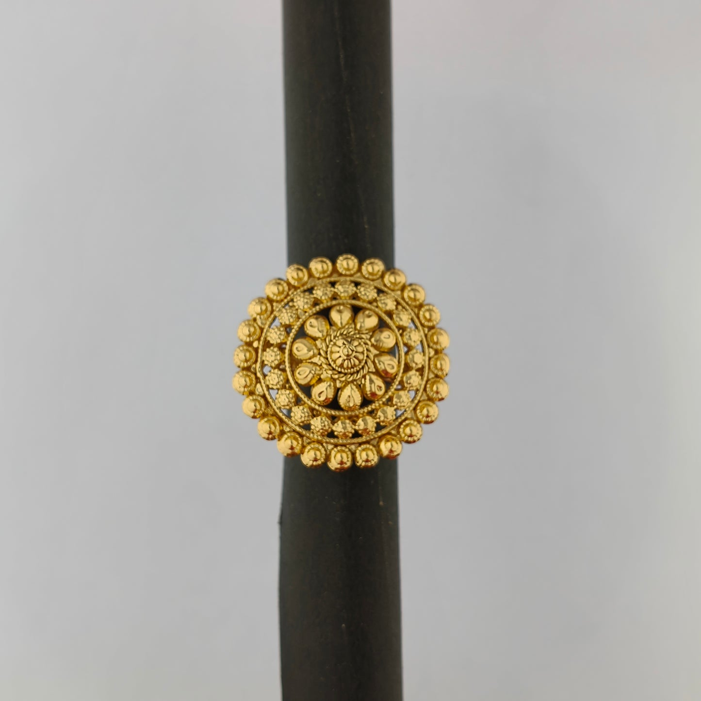 Gold Plated Rawa Work Ring