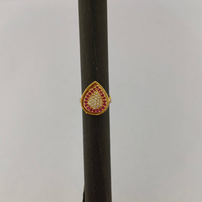 Geometric CZ Ring - Drop