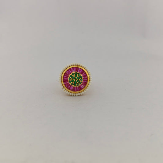Geometric CZ Ring - Round