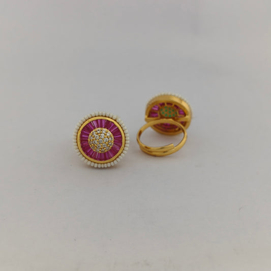 Geometric CZ Ring - Round