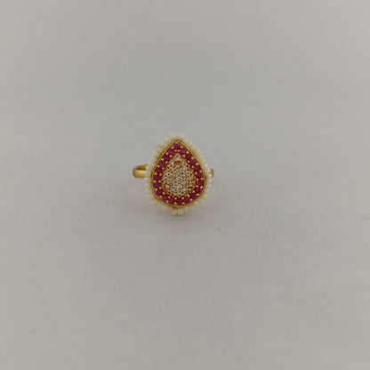 Geometric CZ Ring - Drop