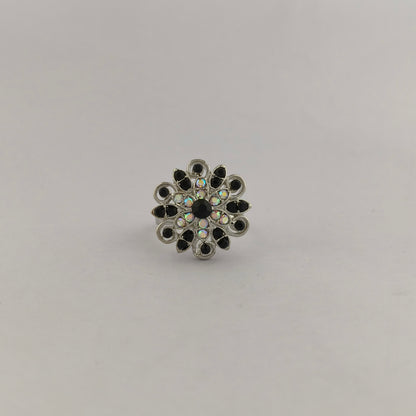Silver Plated Floral Ring