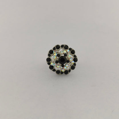 Silver Plated Floral Ring