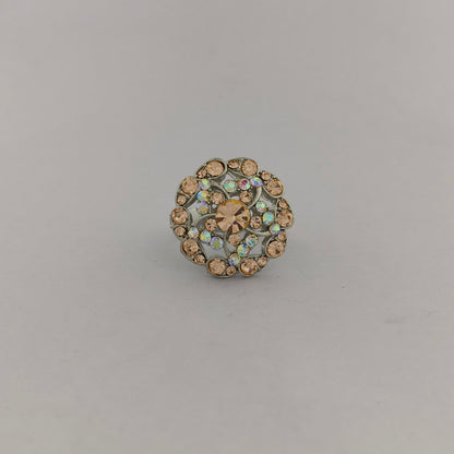 Silver Plated Floral Ring