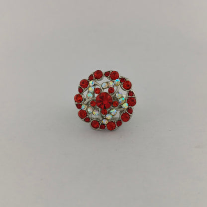 Silver Plated Floral Ring