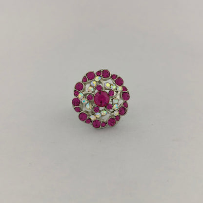 Silver Plated Floral Ring