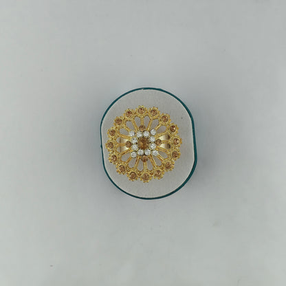 Mandala Statement Ring